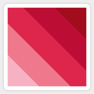 Pink stripes Sticker